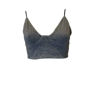 Wilfred Free Gray Cropped Tank Top Size L